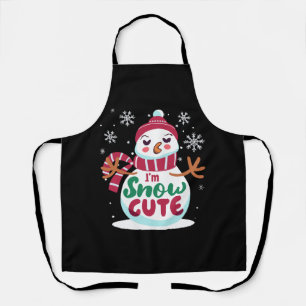 Snow Cute! Embrace the Winter Charm of Christmas Apron