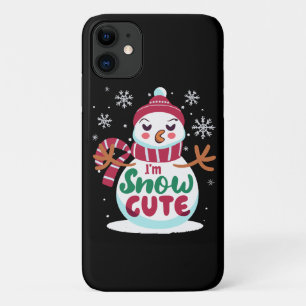 Snow Cute! Embrace the Winter Charm of Christmas Case-Mate iPhone Case