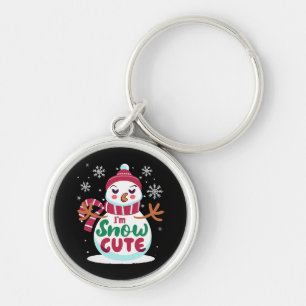 Snow Cute! Embrace the Winter Charm of Christmas Key Ring