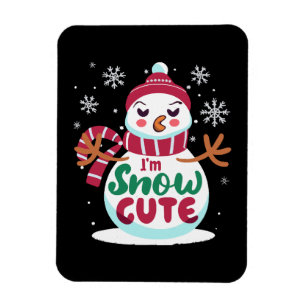 Snow Cute! Embrace the Winter Charm of Christmas Magnet