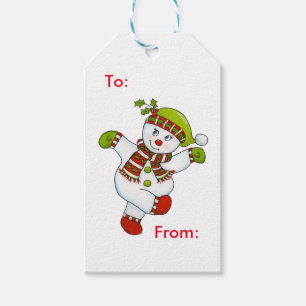 Snow Dancing 3 Gift Tags