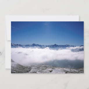 Snow Davos Switzerland Holiday Card