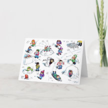 Snow Day Greeting Card