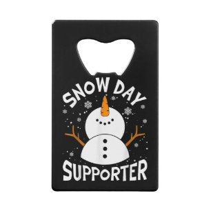 Snow Day Supporter Snowflake Funny Teacher Christm