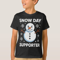 Snow Day Suprter Snow Snowflake Snowman Winter Tea