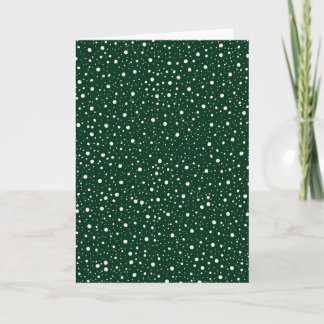 Snow Dot Christmas Card