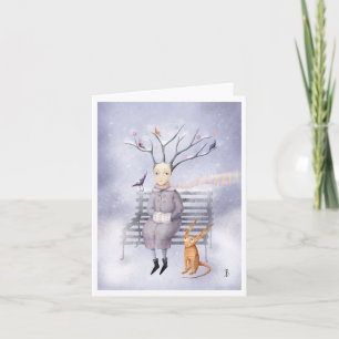 Snow Dreaming Holiday Card