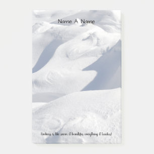 Snow Drifts and Shadows Photograph Post-it Notes