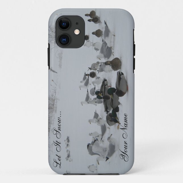 Snow Ducks-Winter Wonderland iPhone 5 case (Back)