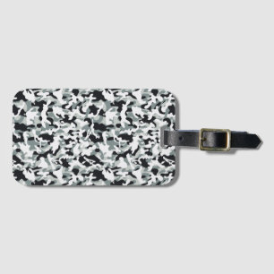 Snow Dust Camouflage   Luggage Tag
