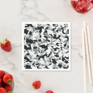 Snow Dust Camouflage Napkin