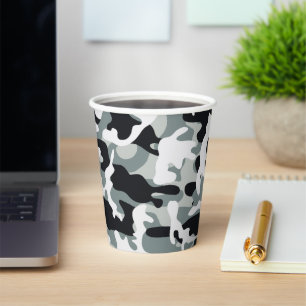 Snow Dust Camouflage   Paper Cups