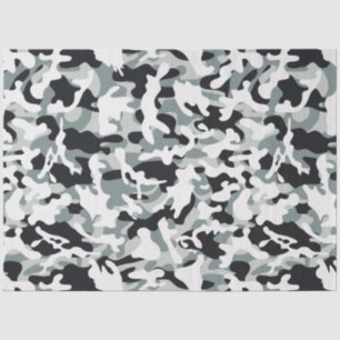 Snow Dust Camouflage Tissue Paper