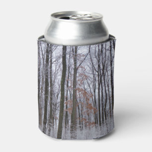 Snow Dusted Forest Winter Landscape Photography Can Cooler