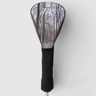 Snow Dusted Forest Winter Landscape Photography Golf Head Cover