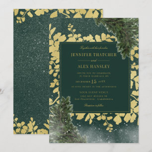 Snow Elegant Wedding Invitation