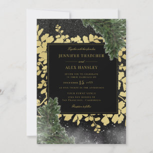 Snow Elegant Wedding Invitation