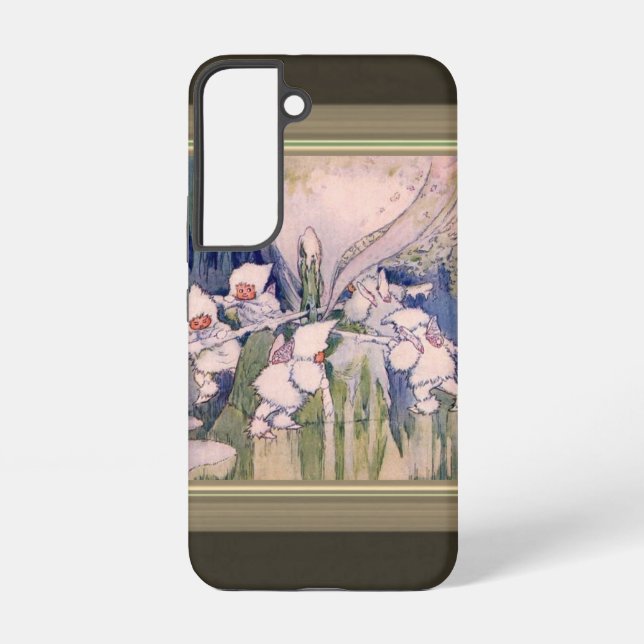 Snow Faeries Making Snow Samsung Galaxy S22 Case (Back)
