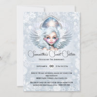 Snow fairy princess winter snowflake pixie girl