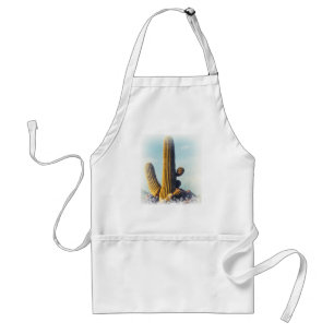Snow Falling on Saguaro Standard Apron