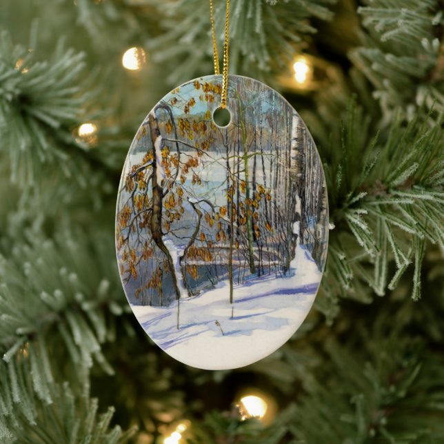 Snow fell ceramic tree decoration (Tree)