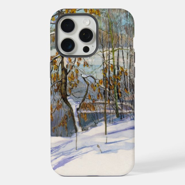 Snow fell iPhone case (Back)