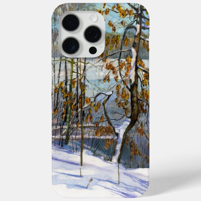 Snow fell Watercolor Case-Mate iPhone Case (Back)