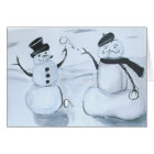 Snow fight Holiday Cards