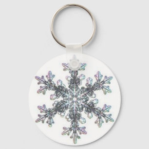 Snow flake key ring