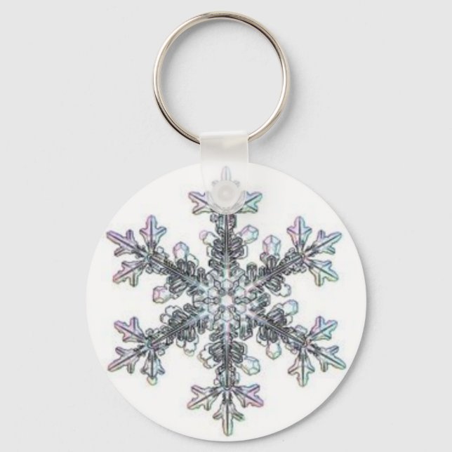 Snow flake key ring (Front)