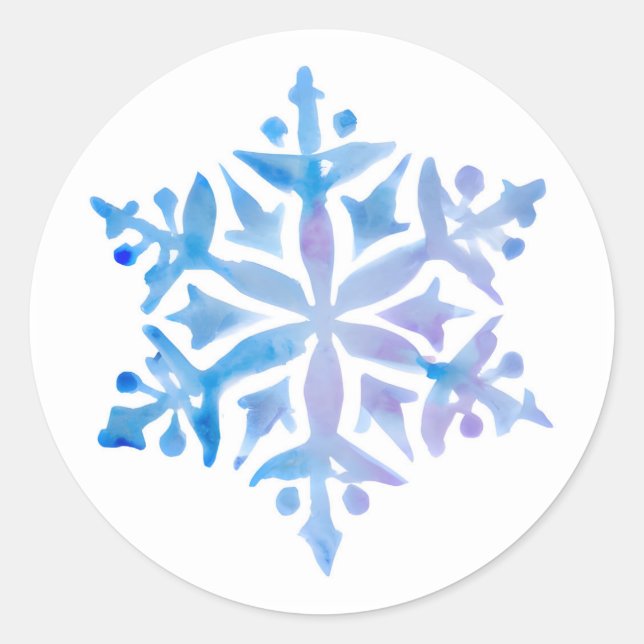 Snow Flake Sticker (Front)