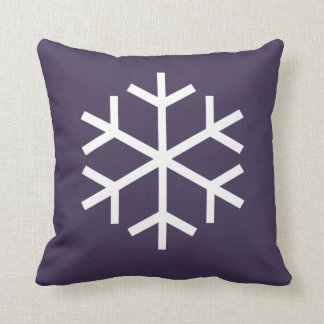 Snow Flake Throw Pillow