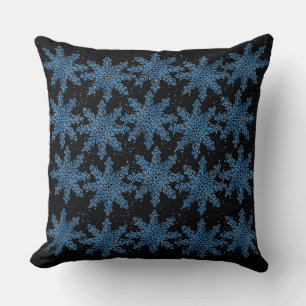 Snow Flake Throw Pillow