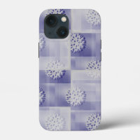 Snow Flake Tough Apple iPhone 13 mini Case