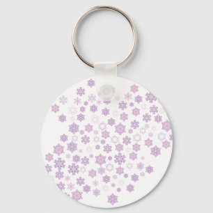 Snow-Flakes-2 Key Ring