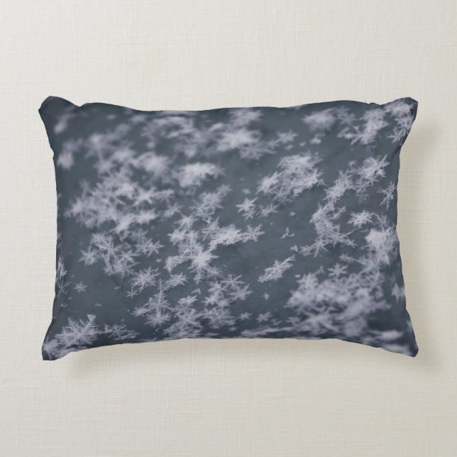 Snow flakes decorative cushion (Front)