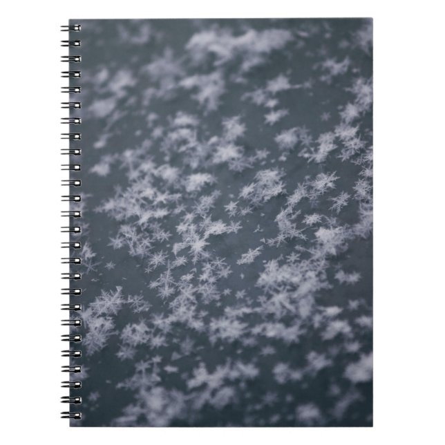 Snow flakes notebook (Front)