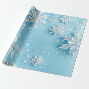 Snow Flakes Wrapping Paper