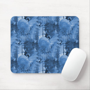 Snow flowers..... mouse pad