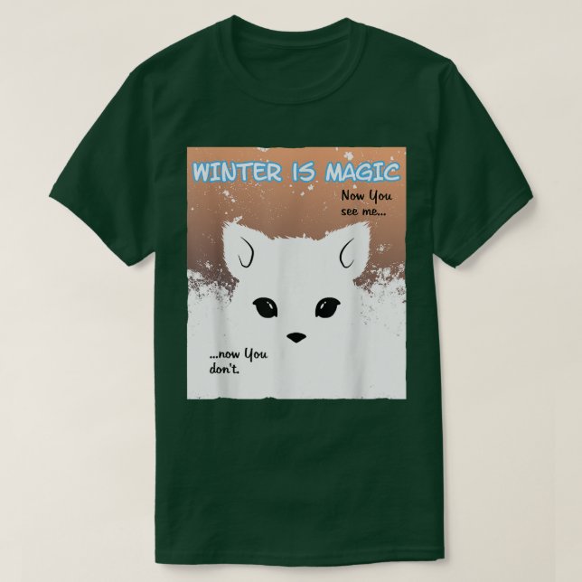 Snow fo winter magic  T-Shirt (Design Front)
