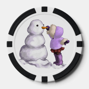 Snow Friend Poker Chips