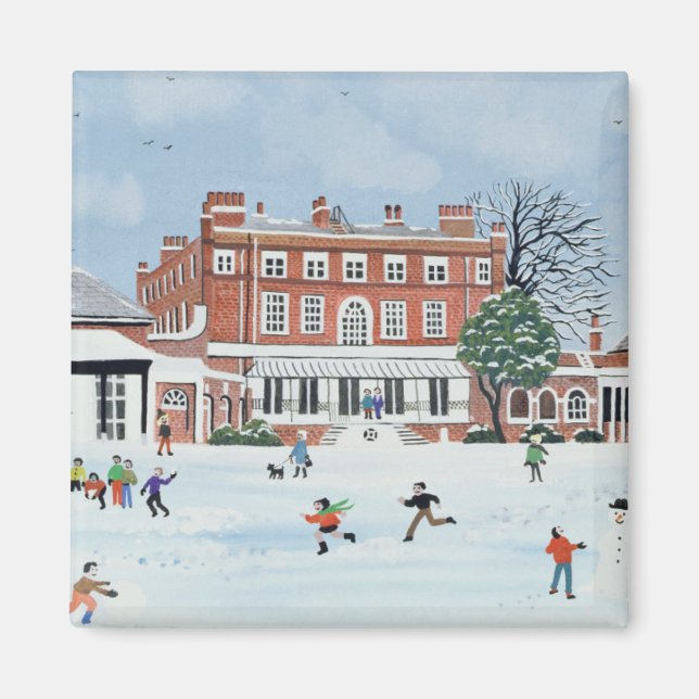 Snow Fun 1991 Magnet (Front)