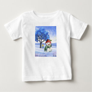 SNOW FUN ON A WINTER DAY BABY T-Shirt