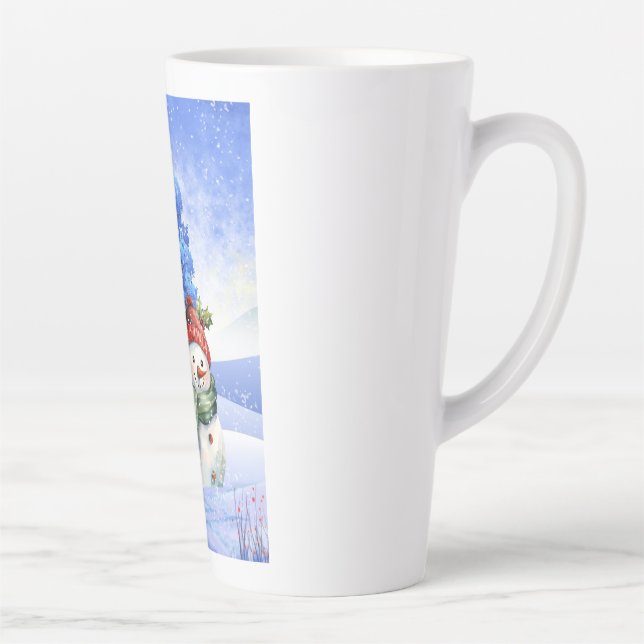 SNOW FUN ON A WINTER DAY LATTE MUG (Right)