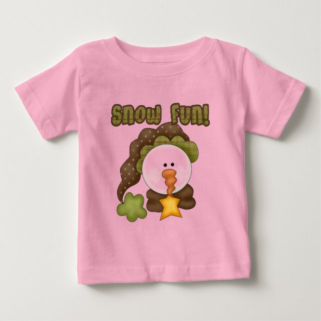 Snow  Fun One Tshirts and Gifts (Front)