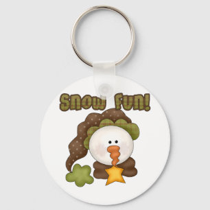 Snow  Fun One Tshirts and Gifts Key Ring
