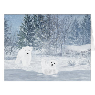 Snow Fun - Polar Bear Cubs