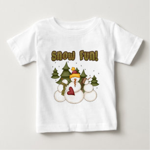 Snow Fun Two Tshirts and Gifts