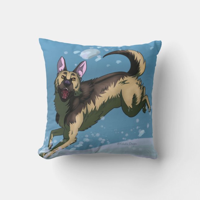 Snow Games  Cushion (Front)