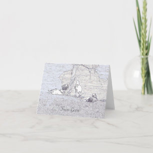 Snow Geese Note Card